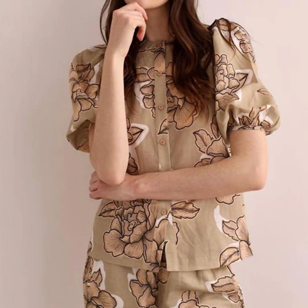 Las Surenas Balloon Shirt NWT